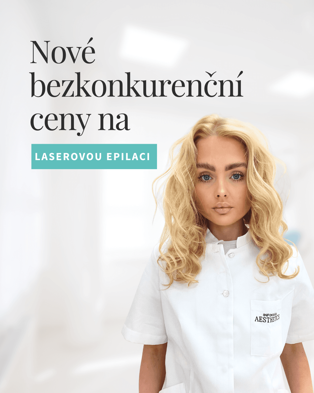 Nové ceny na laserovou epilaci
